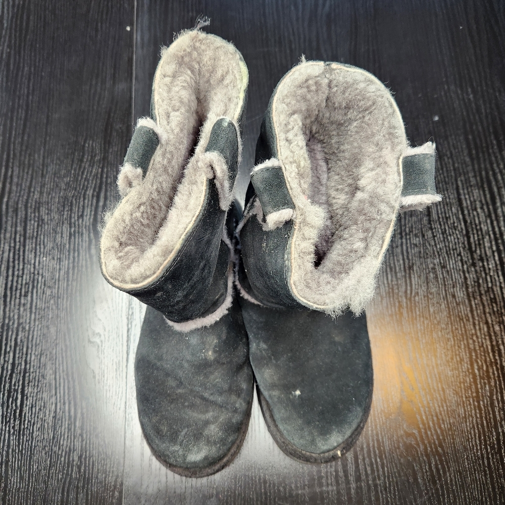 💐 Ugg Black Boots, Sherpa lined